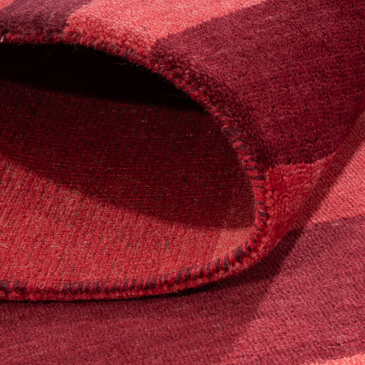 Alfombra Gabbeh - Loribaft Softy - 185 x 120 cm - rojo