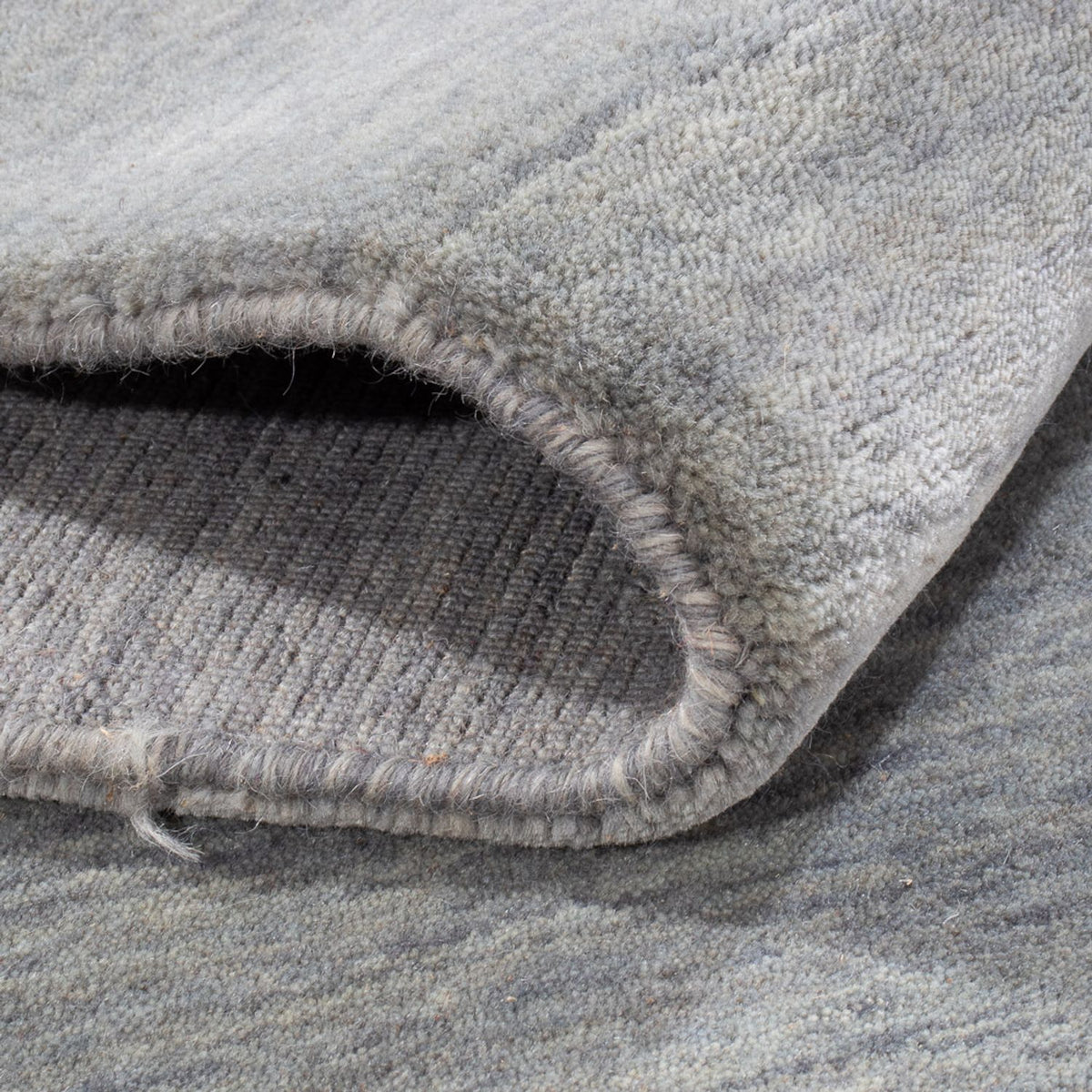 Alfombra Gabbeh - Loribaft Softy - 180 x 120 cm - gris