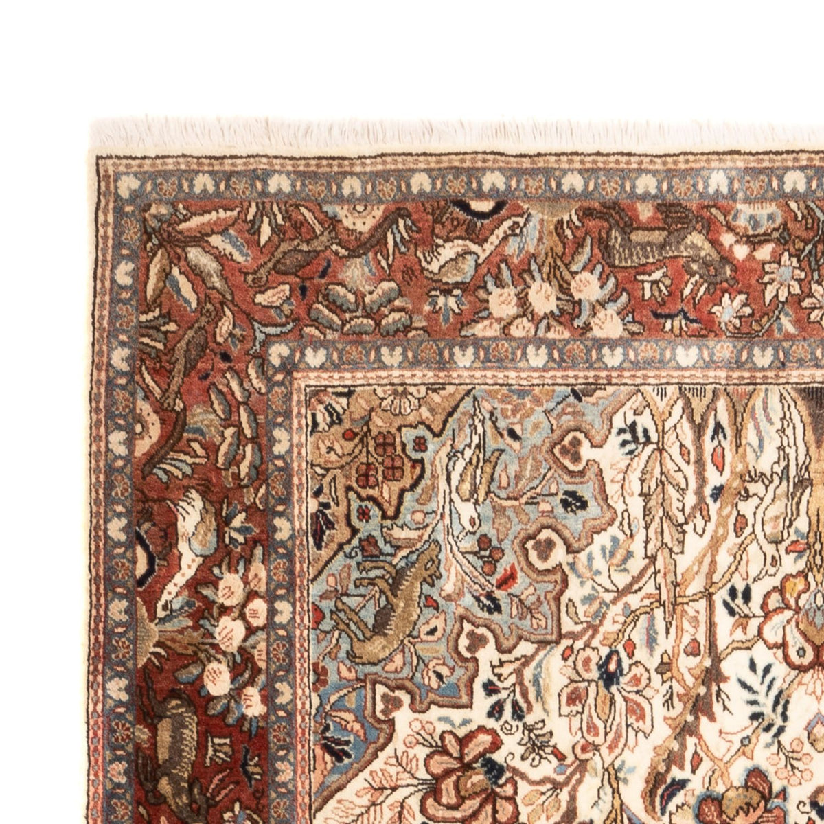 Alfombra persa - Clásica - 205 x 130 cm - rojo claro