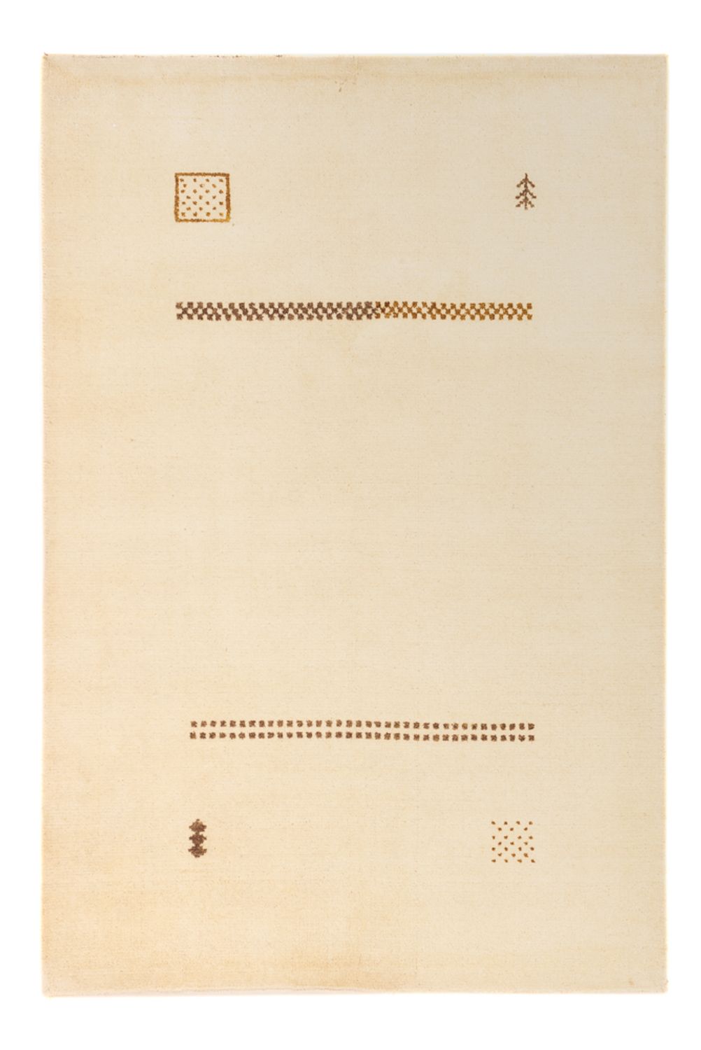 Alfombra Gabbeh - Loribaft Softy - 174 x 120 cm - beige