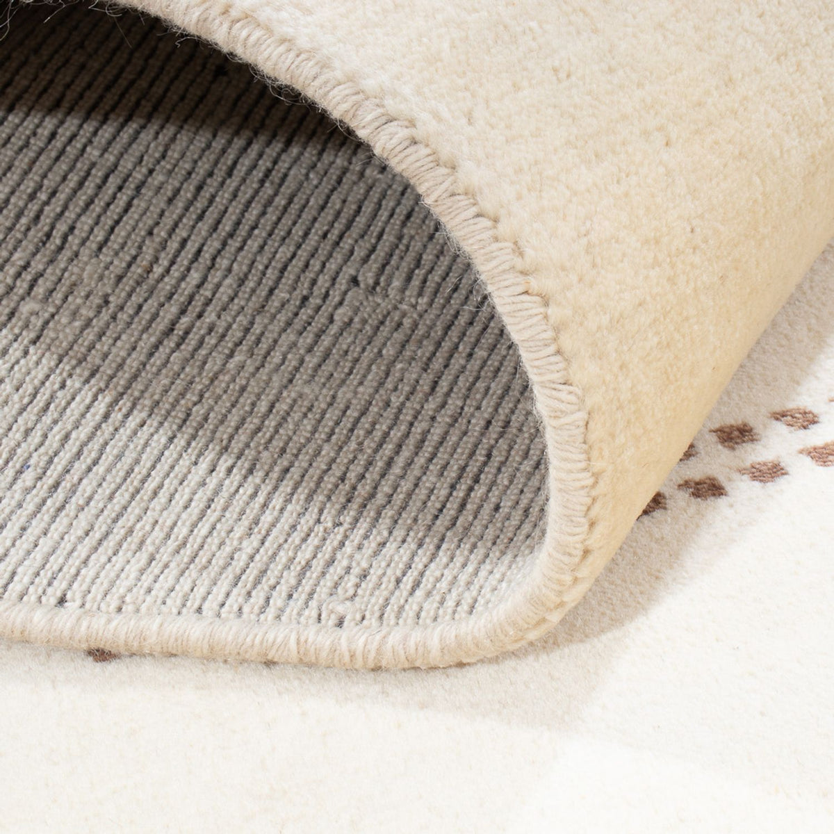 Alfombra Gabbeh - Loribaft Softy - 174 x 120 cm - beige