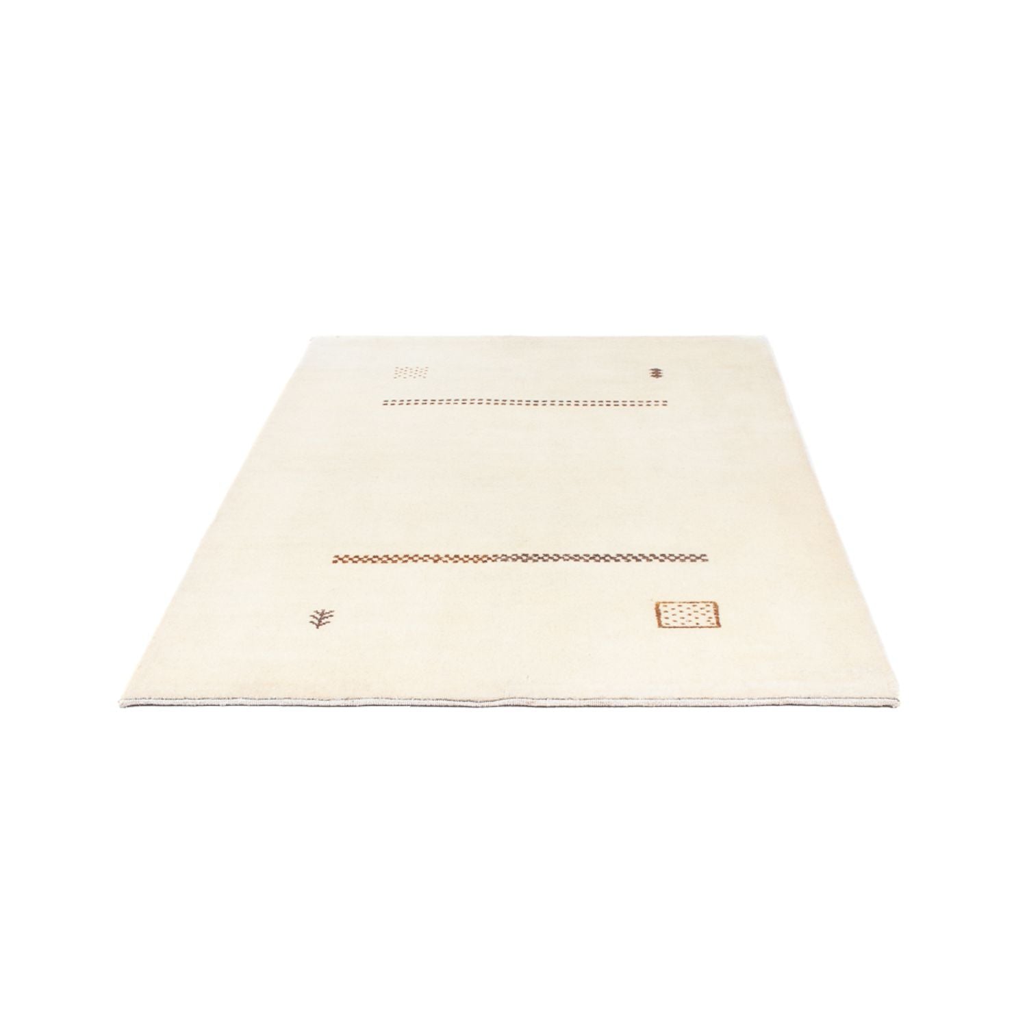 Alfombra Gabbeh - Loribaft Softy - 174 x 120 cm - beige