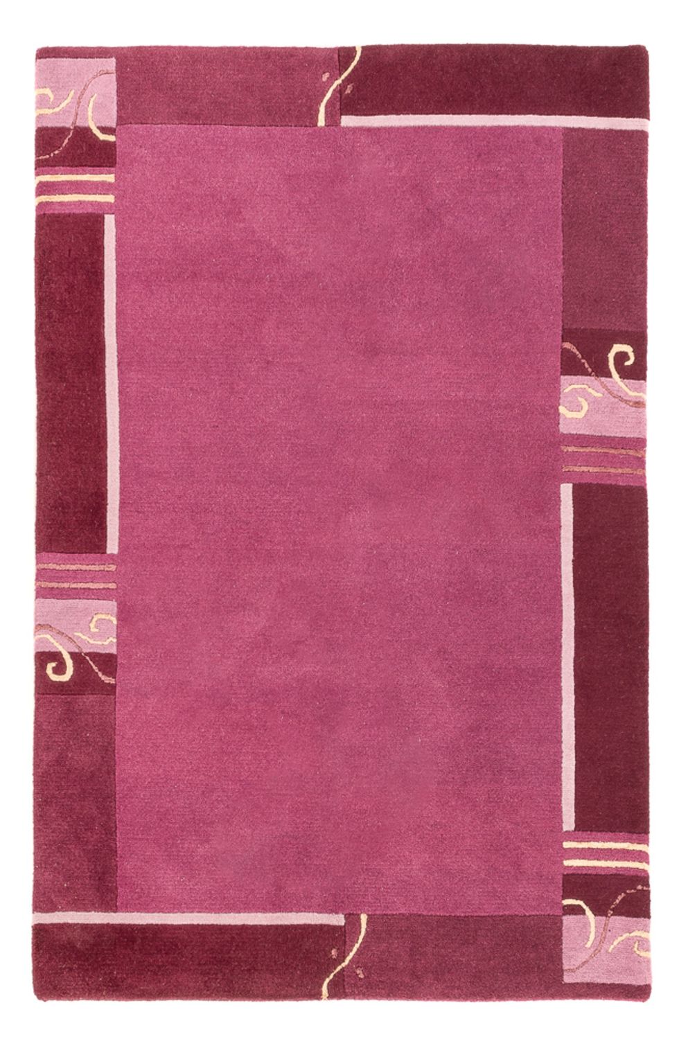Alfombra de Nepal - 176 x 120 cm - fucsia