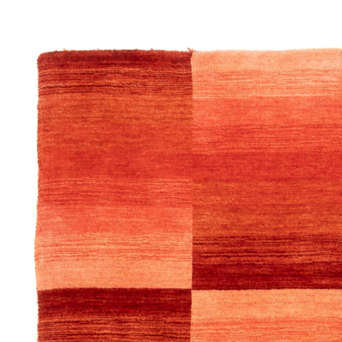 Alfombra Gabbeh - Loribaft Softy - 189 x 120 cm - rojo