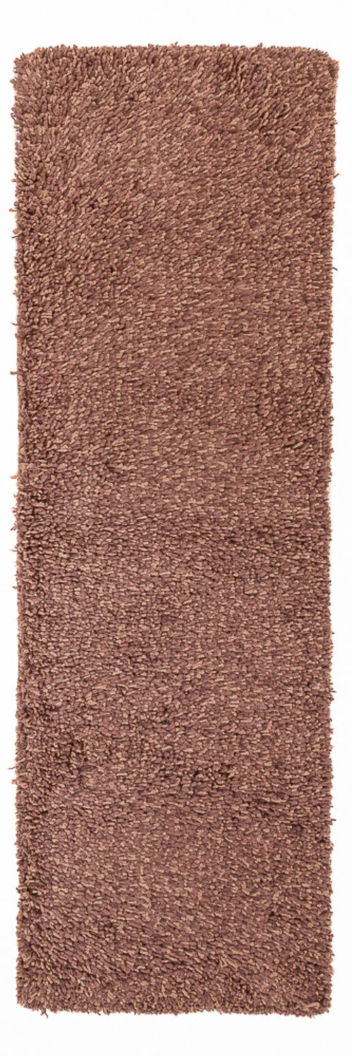 Alfombra de pasillo Alfombra de pelo largo - 203 x 64 cm - marrón