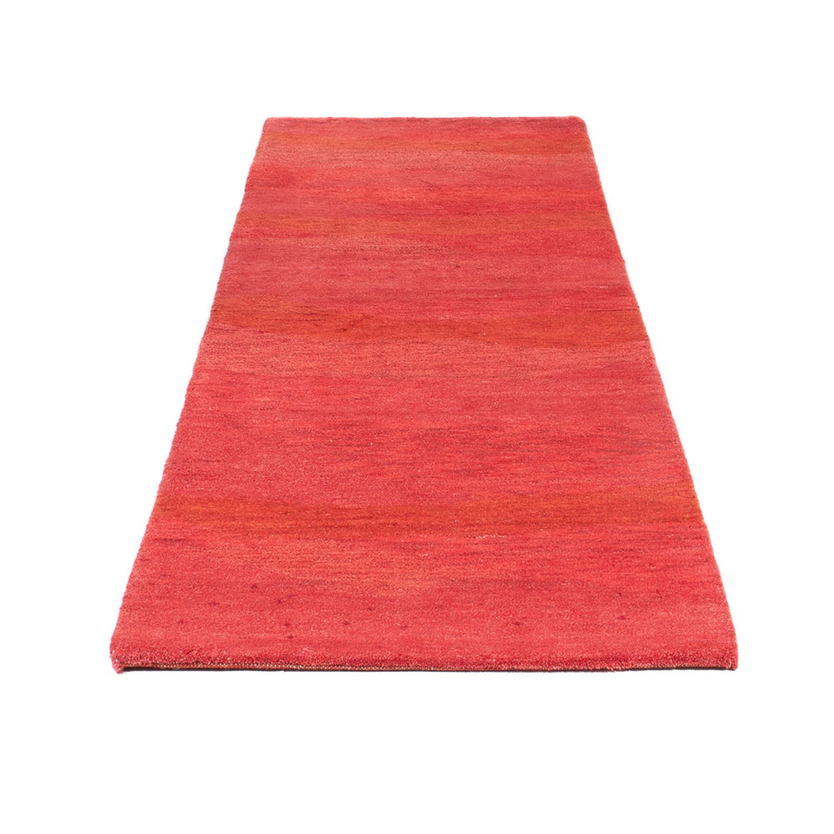 Alfombra de pasillo Alfombra Gabbeh - Indus - 240 x 80 cm - rojo