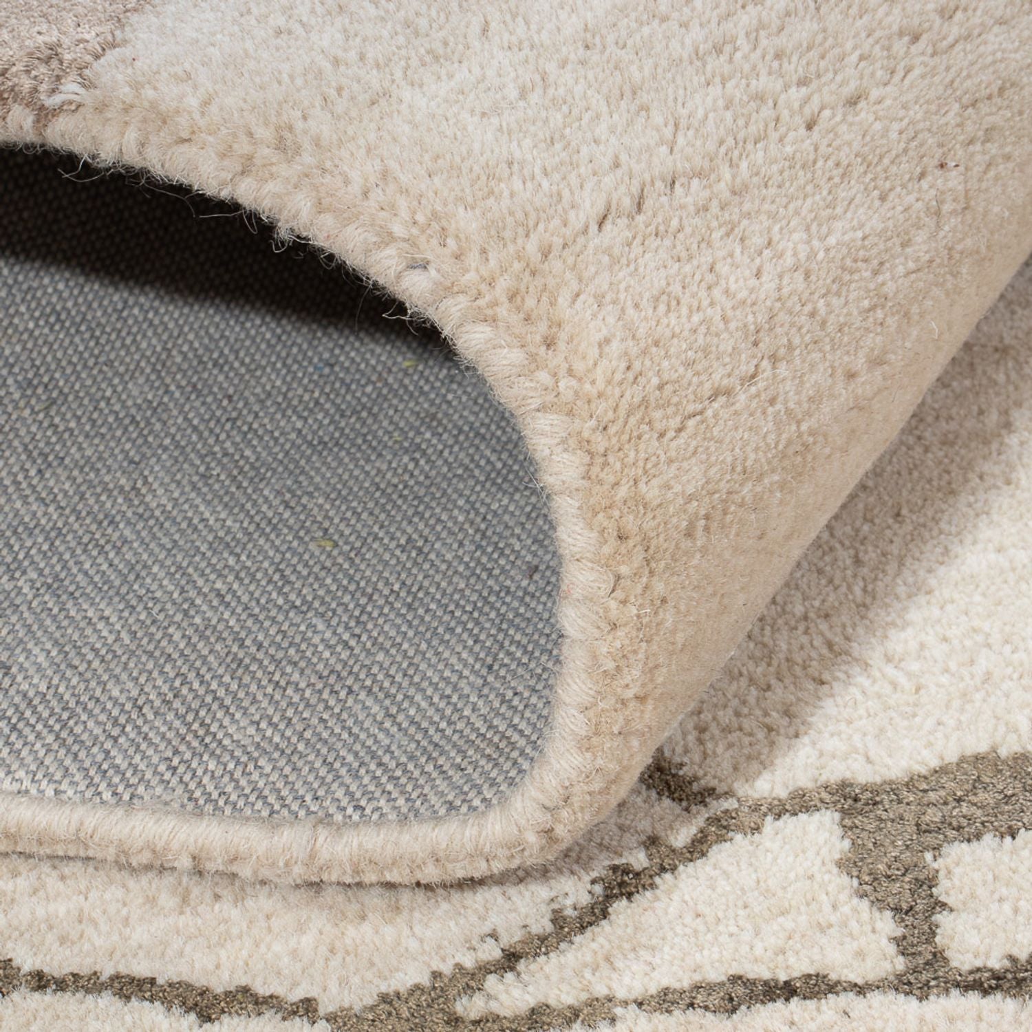 Alfombra de diseño - 242 x 152 cm - beige