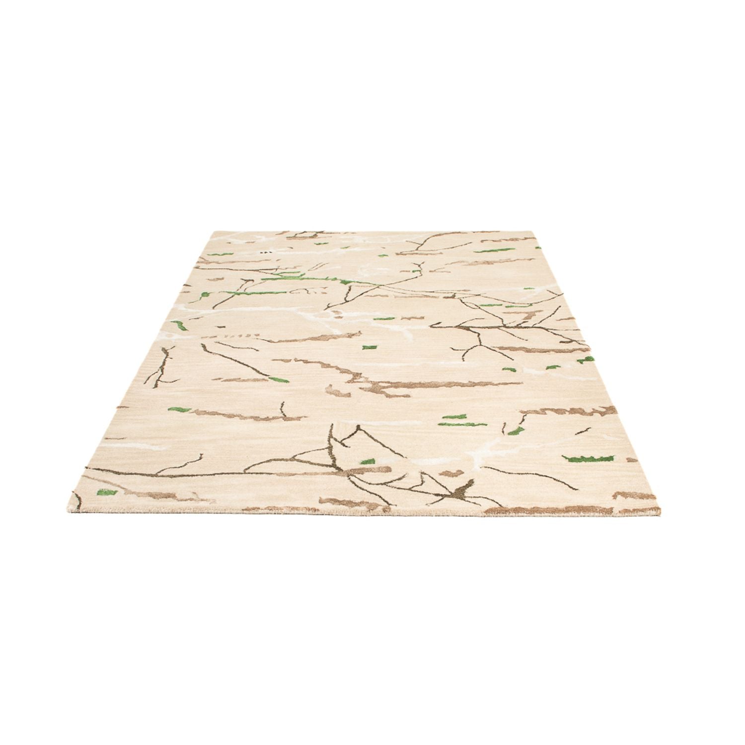 Alfombra de diseño - 242 x 152 cm - beige