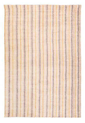 Alfombra de viscosa - 184 x 121 cm - beige