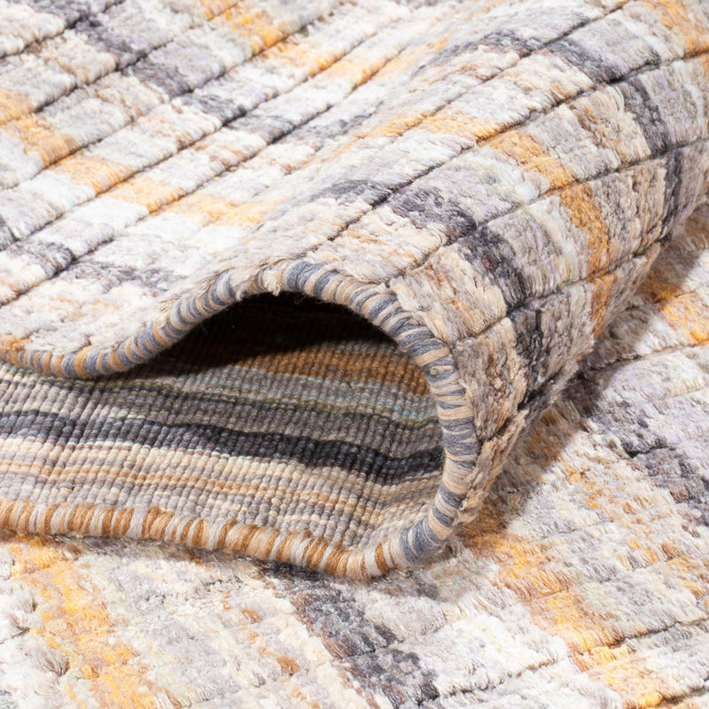 Alfombra de viscosa - 184 x 121 cm - beige