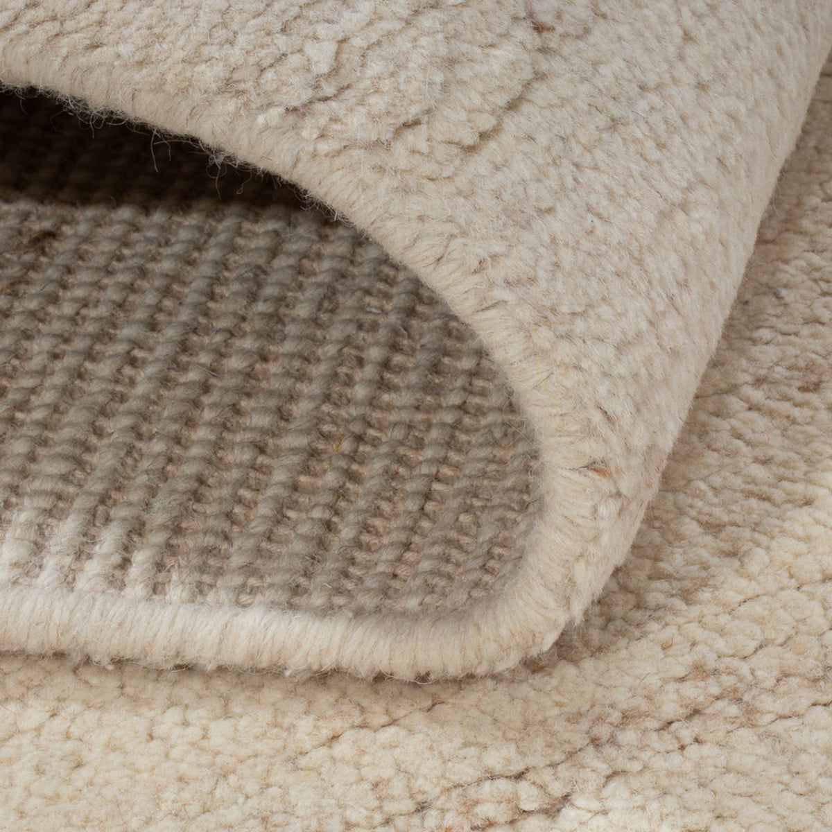 Alfombra Gabbeh - Loribaft Softy - 198 x 133 cm - beige