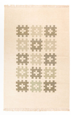 Alfombra Kelim - Tendencia - 180 x 120 cm - beige