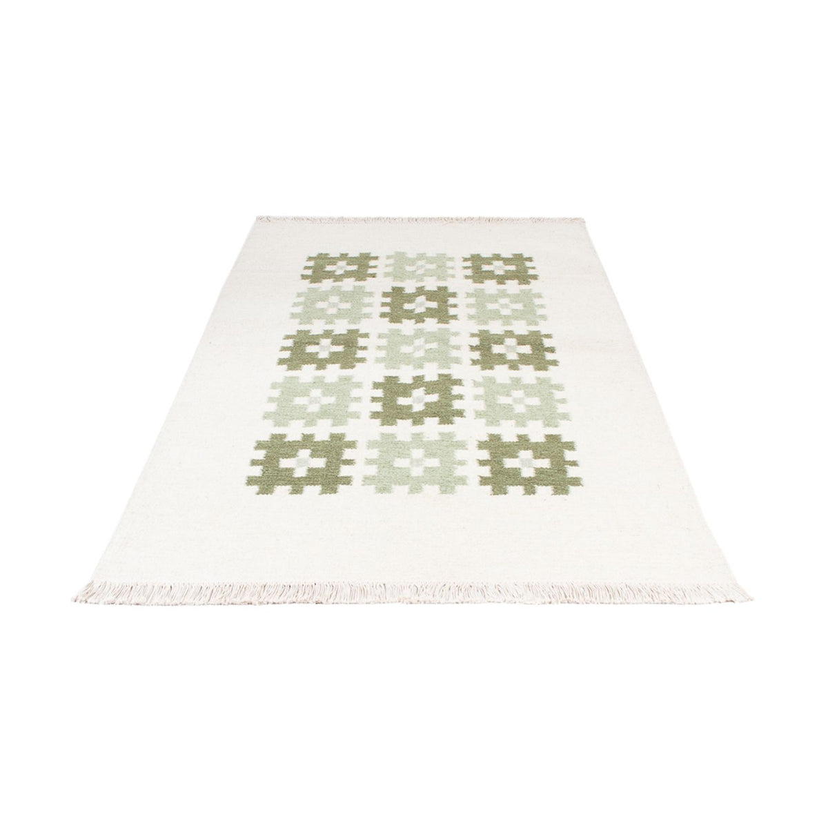 Alfombra Kelim - Tendencia - 180 x 120 cm - beige