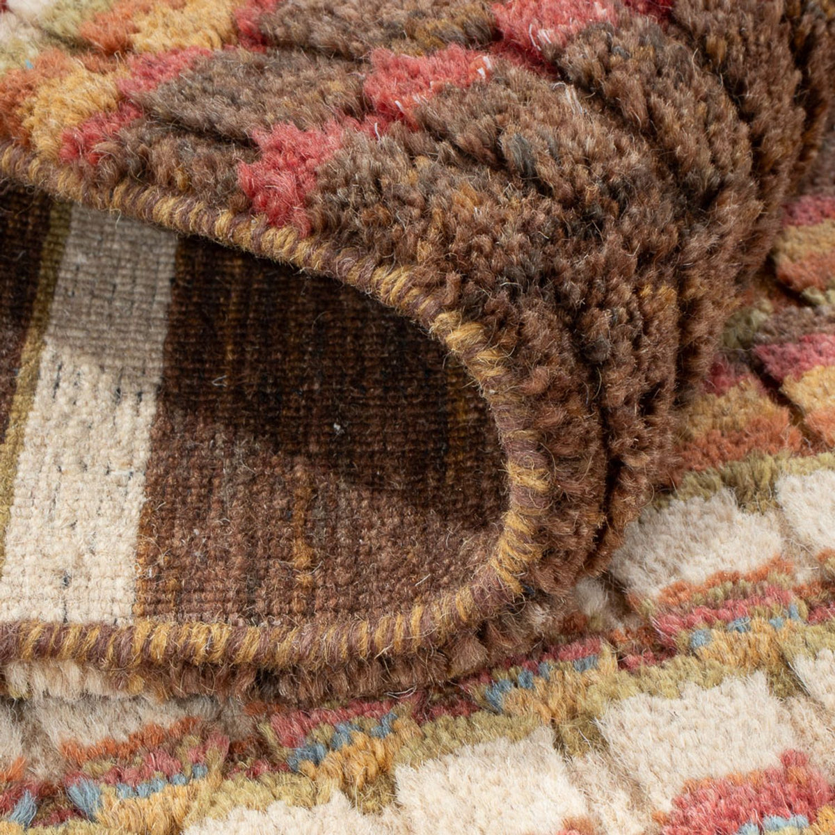 Alfombra Gabbeh - Loribaft Softy - 150 x 100 cm - multicolor