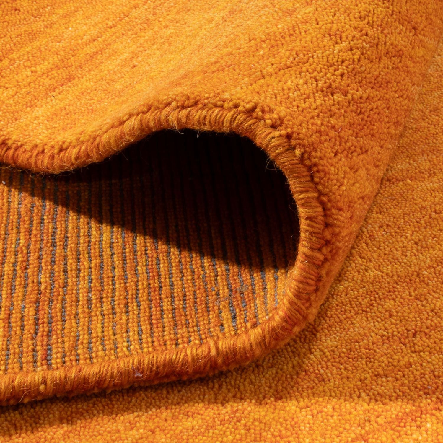 Alfombra Gabbeh - Softy cuadrado  - 250 x 250 cm - oro