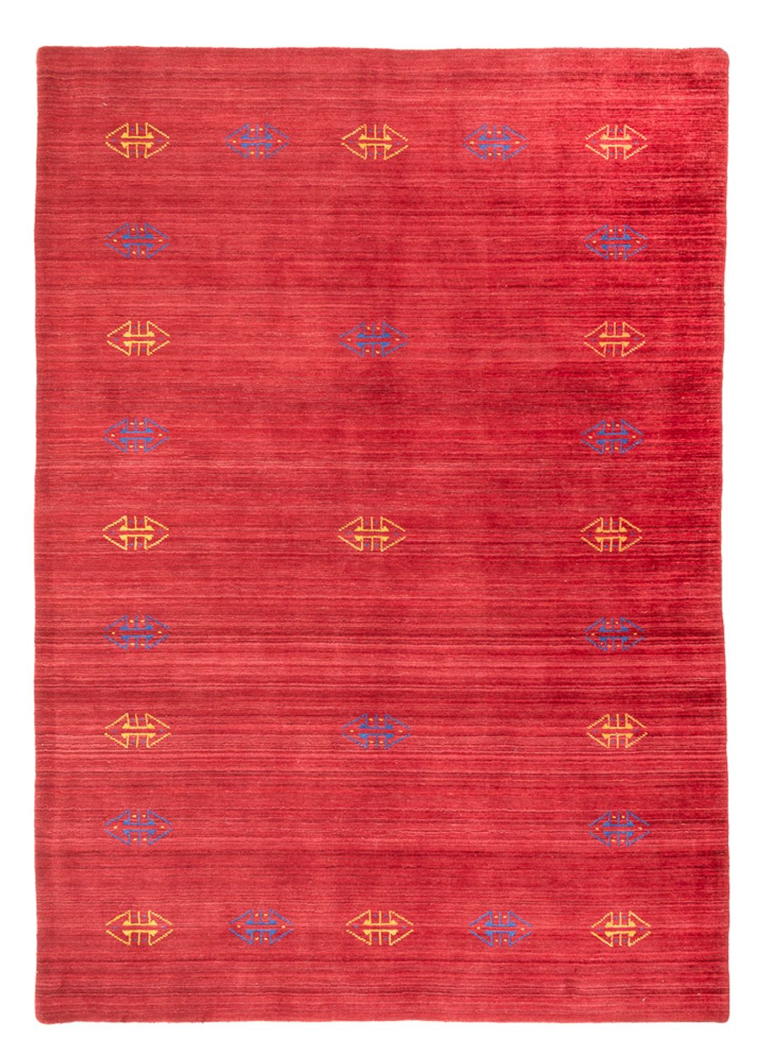 Alfombra Gabbeh - Loribaft Softy - 240 x 170 cm - rojo