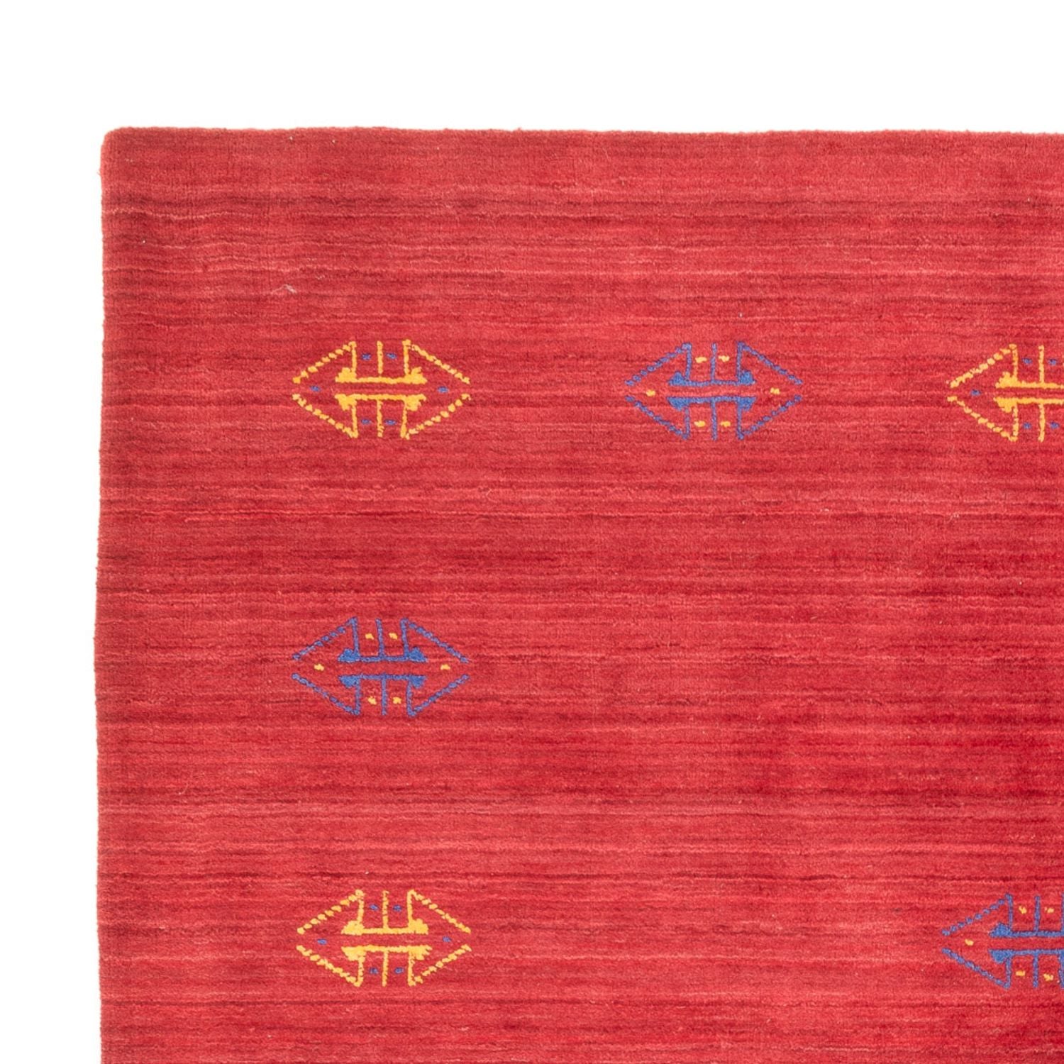 Alfombra Gabbeh - Loribaft Softy - 240 x 170 cm - rojo