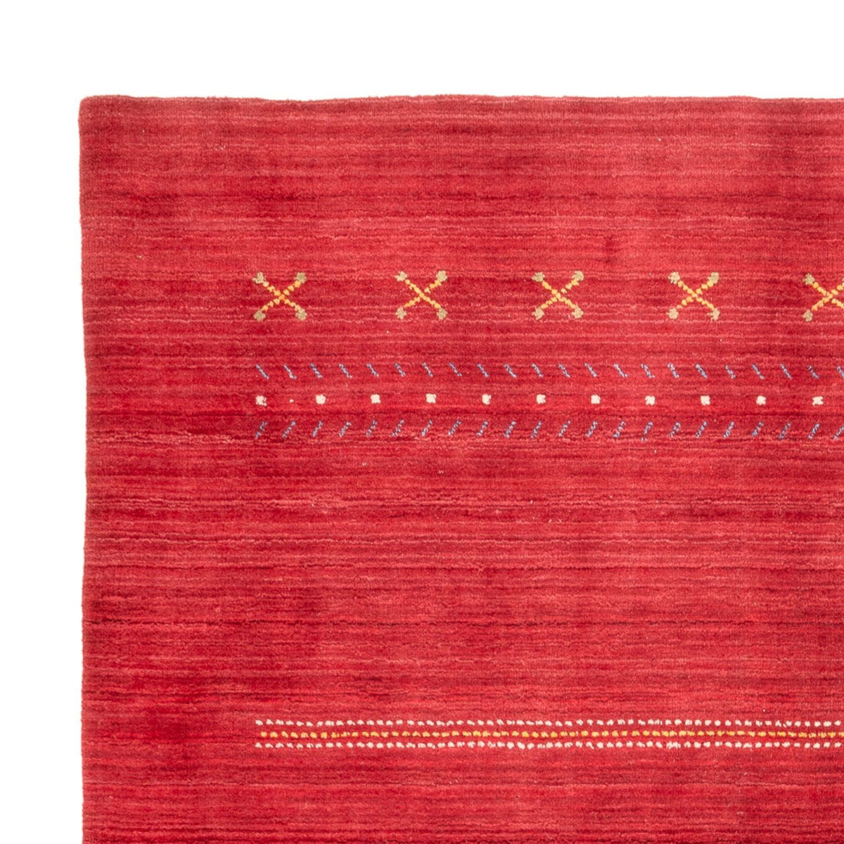 Alfombra Gabbeh - Loribaft Softy - 240 x 170 cm - rojo