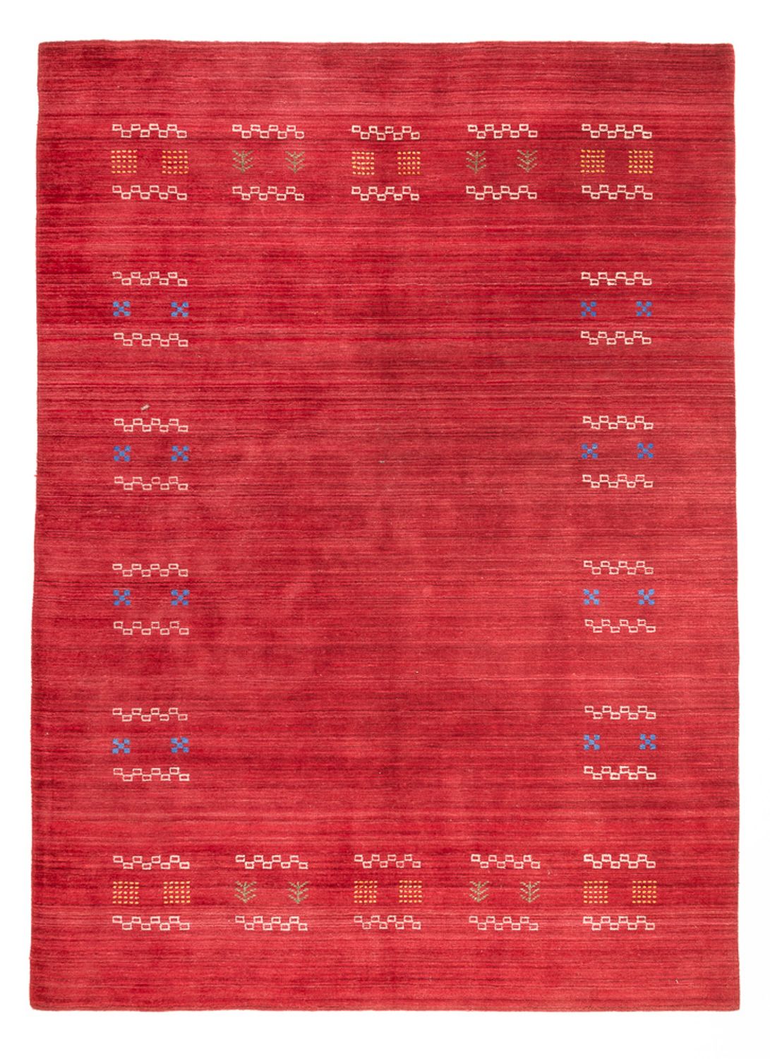Alfombra Gabbeh - Loribaft Softy - 240 x 170 cm - rojo