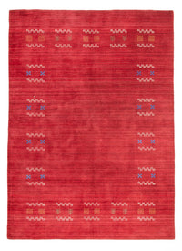 Alfombra Gabbeh - Loribaft Softy - 240 x 170 cm - rojo