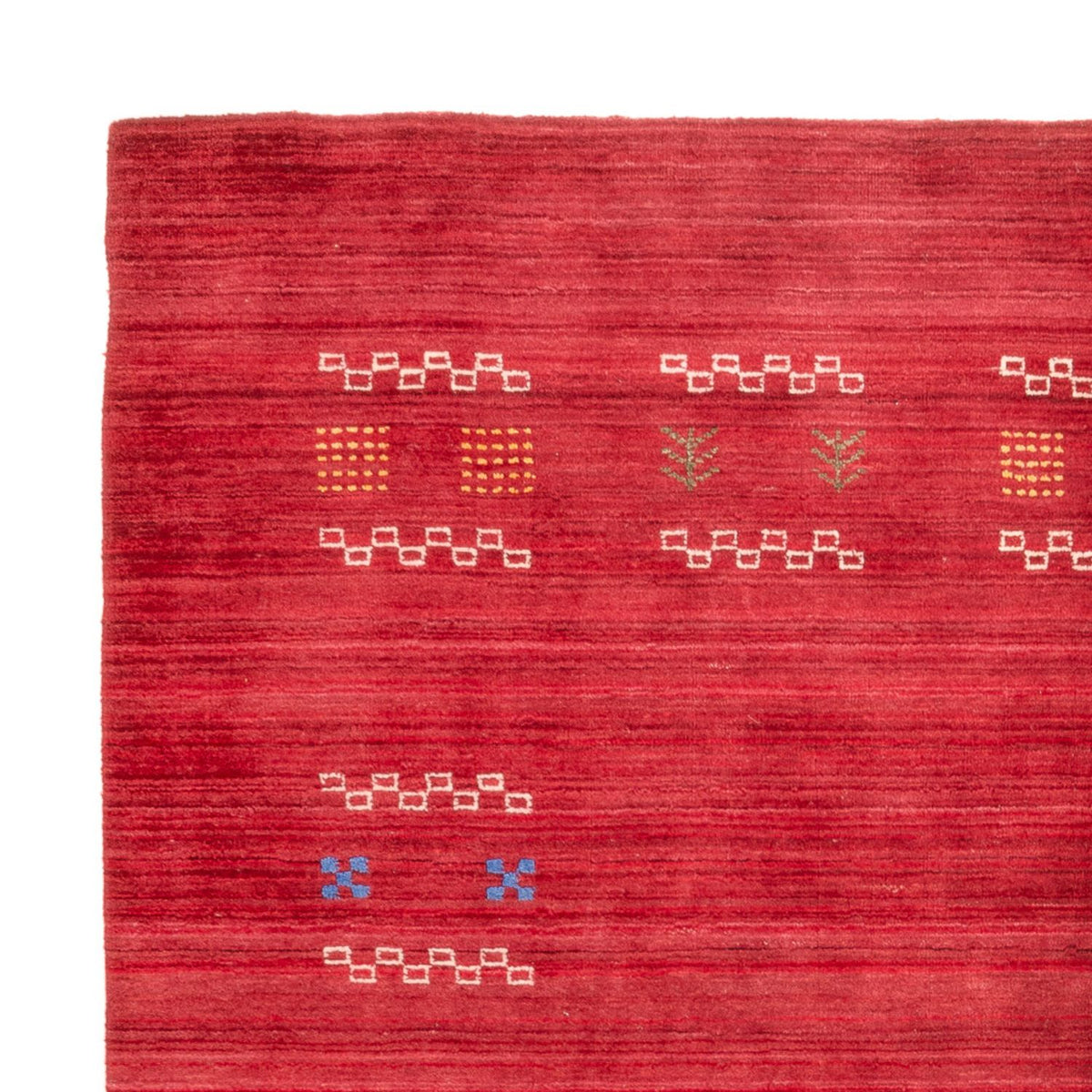 Alfombra Gabbeh - Loribaft Softy - 240 x 170 cm - rojo