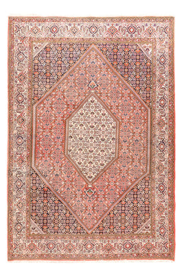 Alfombra persa - Bidjar - 287 x 198 cm - rojo claro