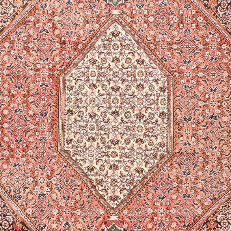 Alfombra persa - Bidjar - 287 x 198 cm - rojo claro
