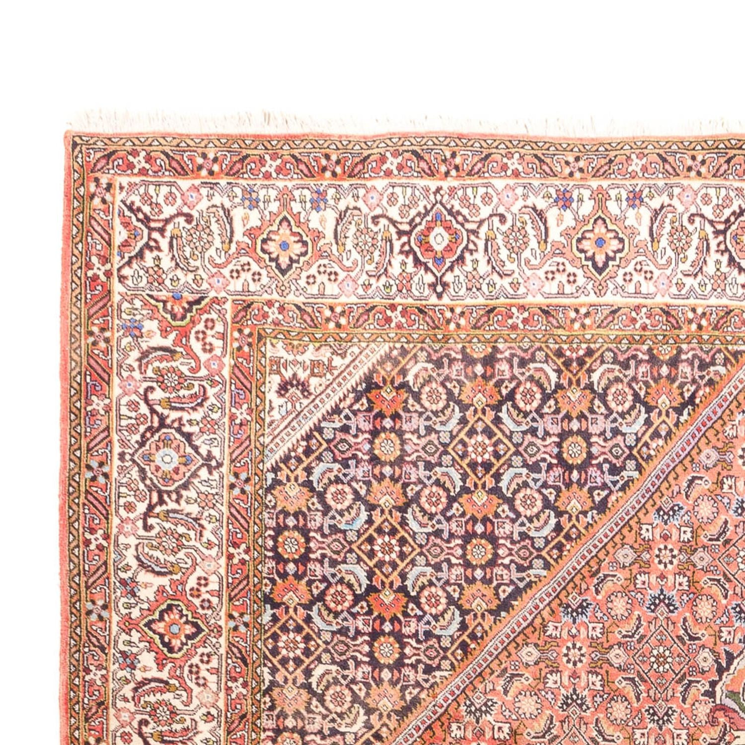 Alfombra persa - Bidjar - 287 x 198 cm - rojo claro