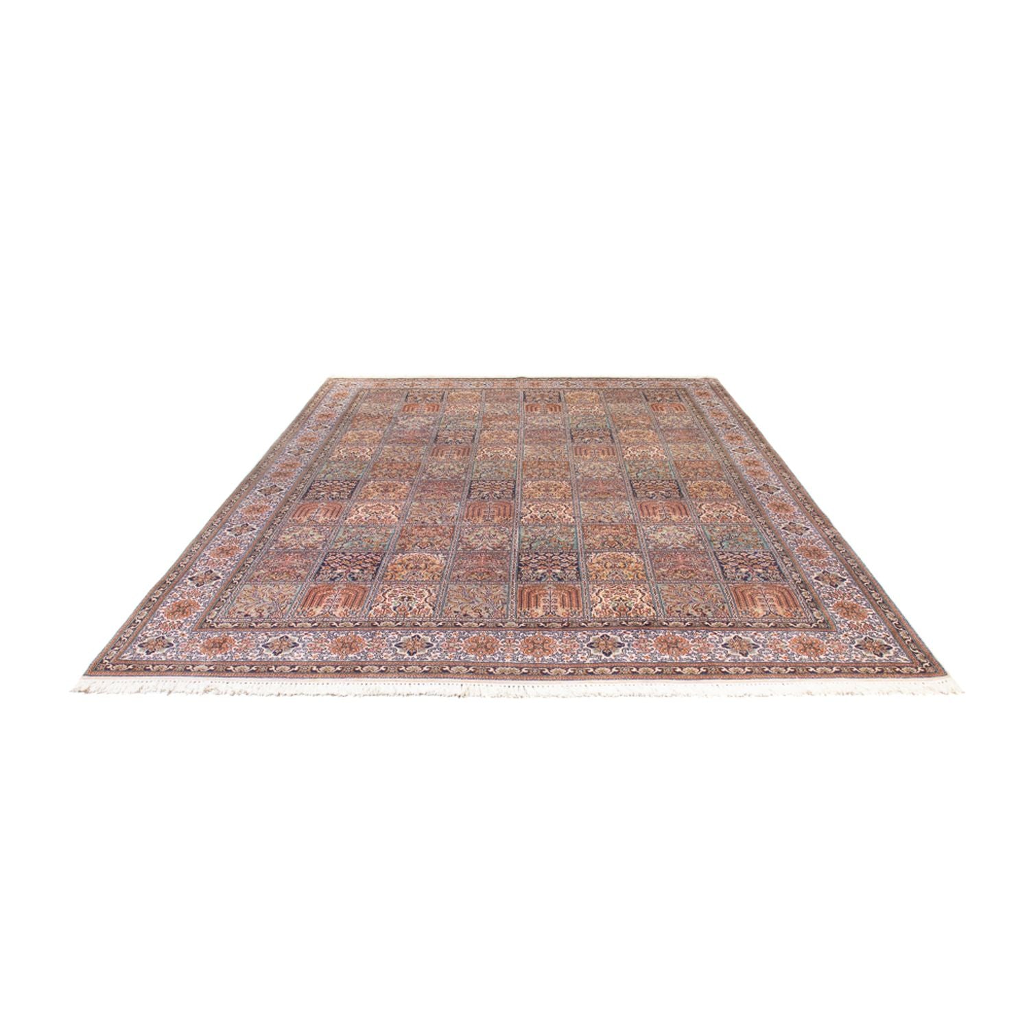 Alfombra de seda - Seda de Cachemira - 337 x 247 cm - rojo claro