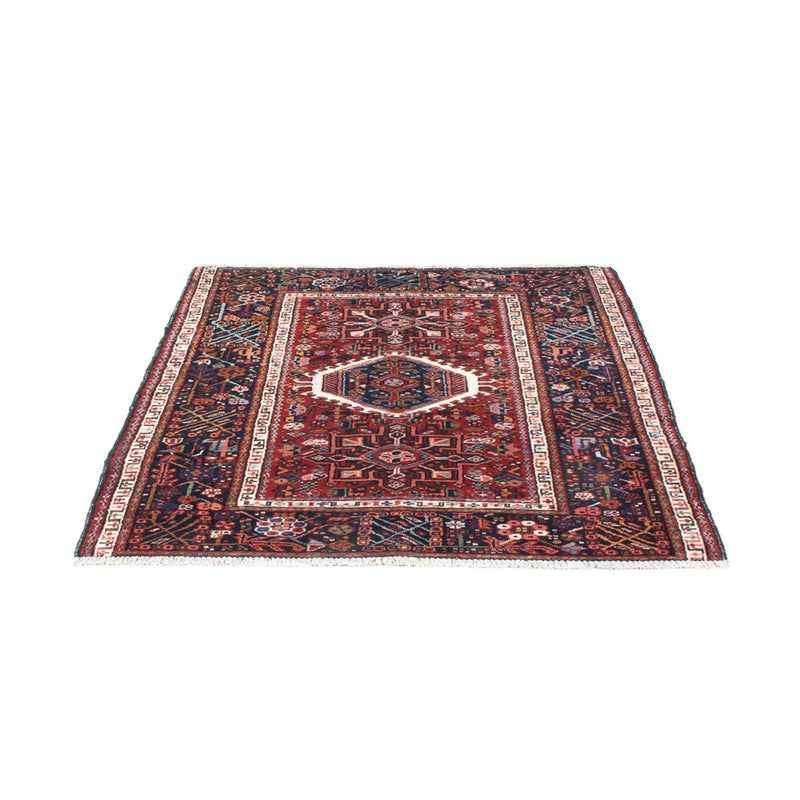 Alfombra persa - Nómada - 130 x 108 cm - rojo claro
