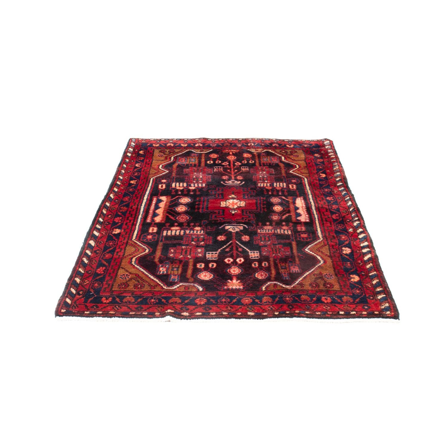 Alfombra persa - Nómada - 167 x 114 cm - multicolor