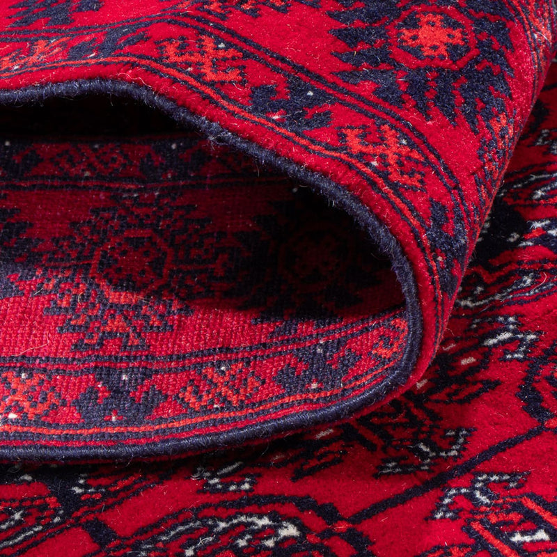 Alfombra de pasillo Alfombra afgana - Bukhara - 260 x 85 cm - rojo