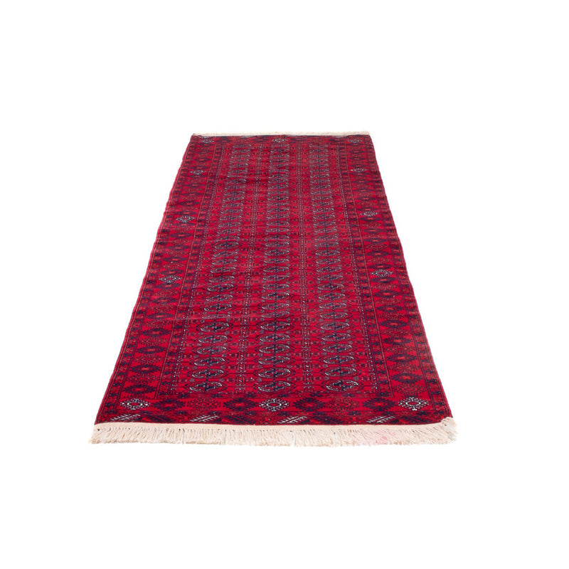 Alfombra de pasillo Alfombra afgana - Bukhara - 260 x 85 cm - rojo