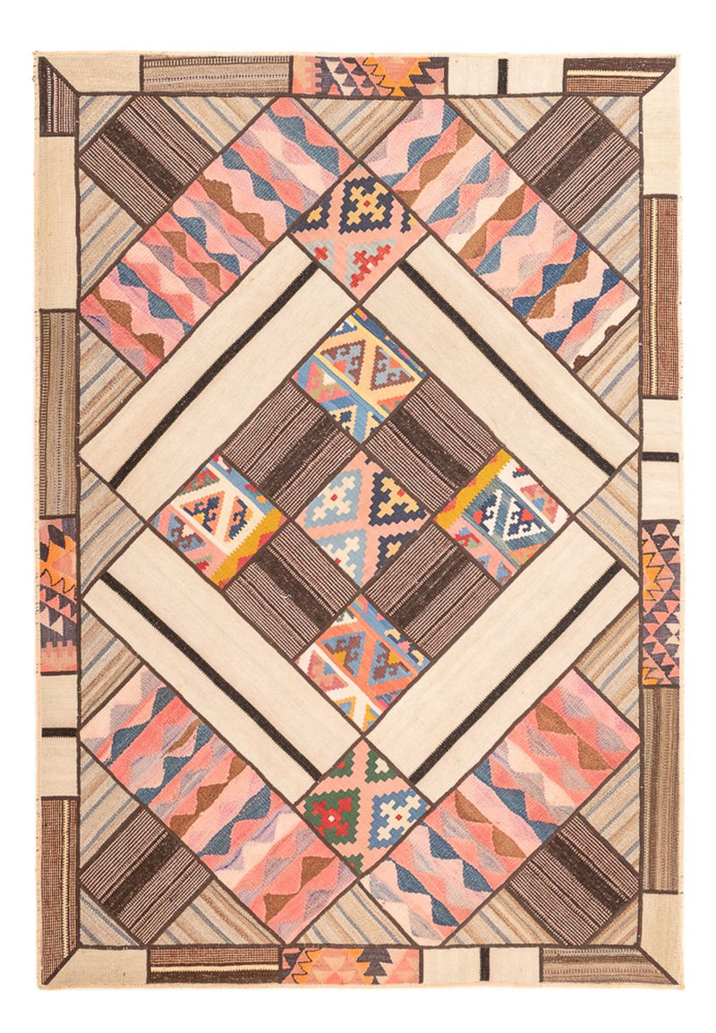 Alfombra de pasillo Alfombra de patchwork - 230 x 160 cm - multicolor