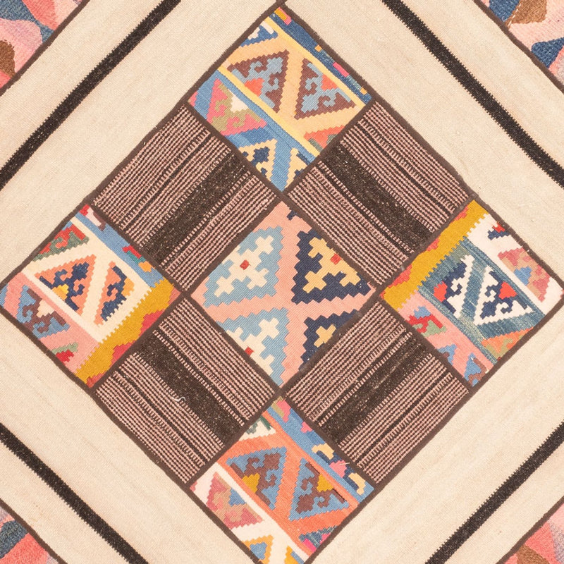 Alfombra de pasillo Alfombra de patchwork - 230 x 160 cm - multicolor