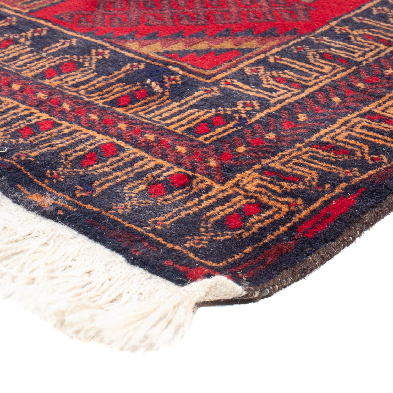 Alfombra Belutsch - 142 x 95 cm - rojo