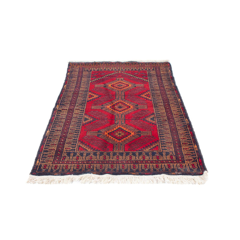 Alfombra Belutsch - 142 x 95 cm - rojo
