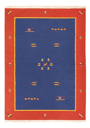 Alfombra Kelim - Tendencia - 200 x 140 cm - multicolor
