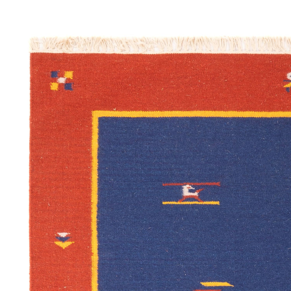 Alfombra Kelim - Tendencia - 200 x 140 cm - multicolor