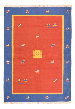 Alfombra Kelim - Tendencia - 200 x 140 cm - multicolor