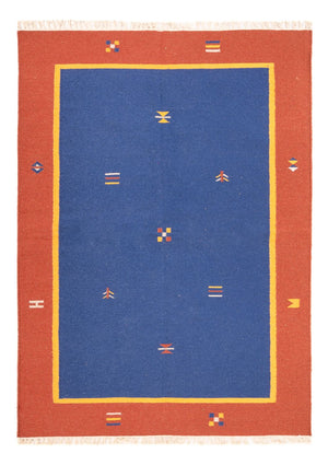 Alfombra Kelim - Tendencia - 200 x 140 cm - multicolor