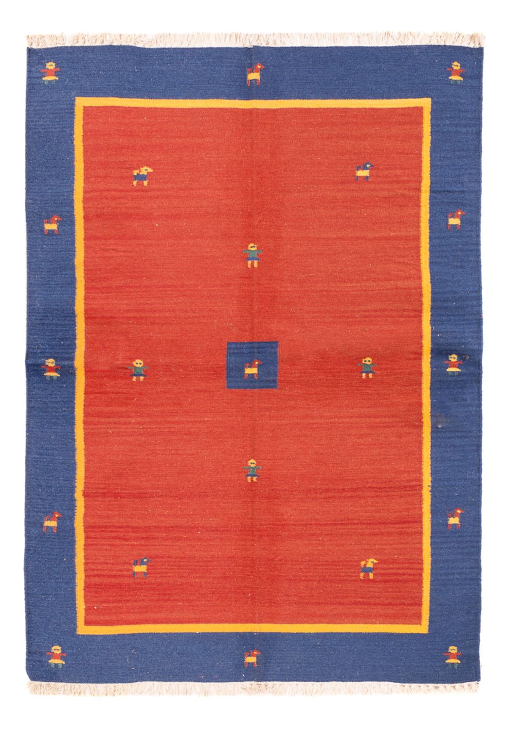 Alfombra Kelim - Tendencia - 200 x 140 cm - multicolor