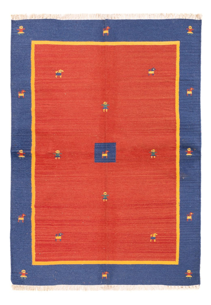 Alfombra Kelim - Tendencia - 200 x 140 cm - multicolor