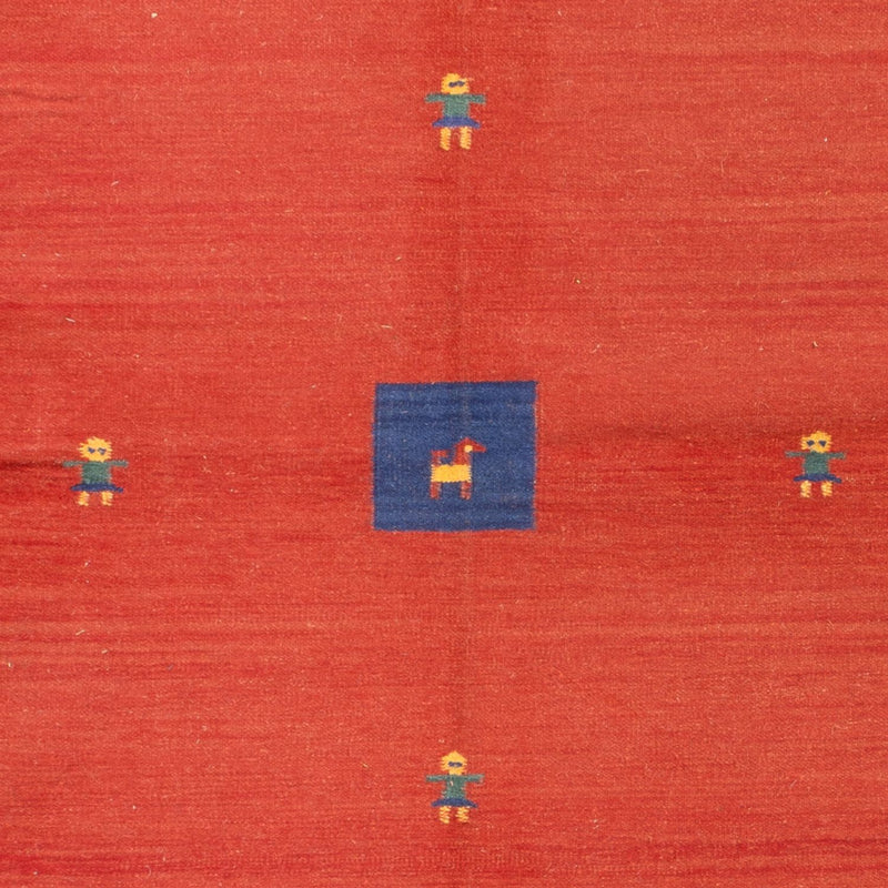 Alfombra Kelim - Tendencia - 200 x 140 cm - multicolor