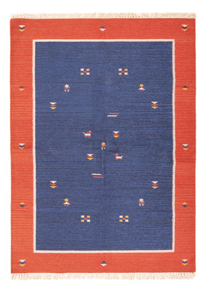 Alfombra Kelim - Tendencia - 200 x 140 cm - multicolor