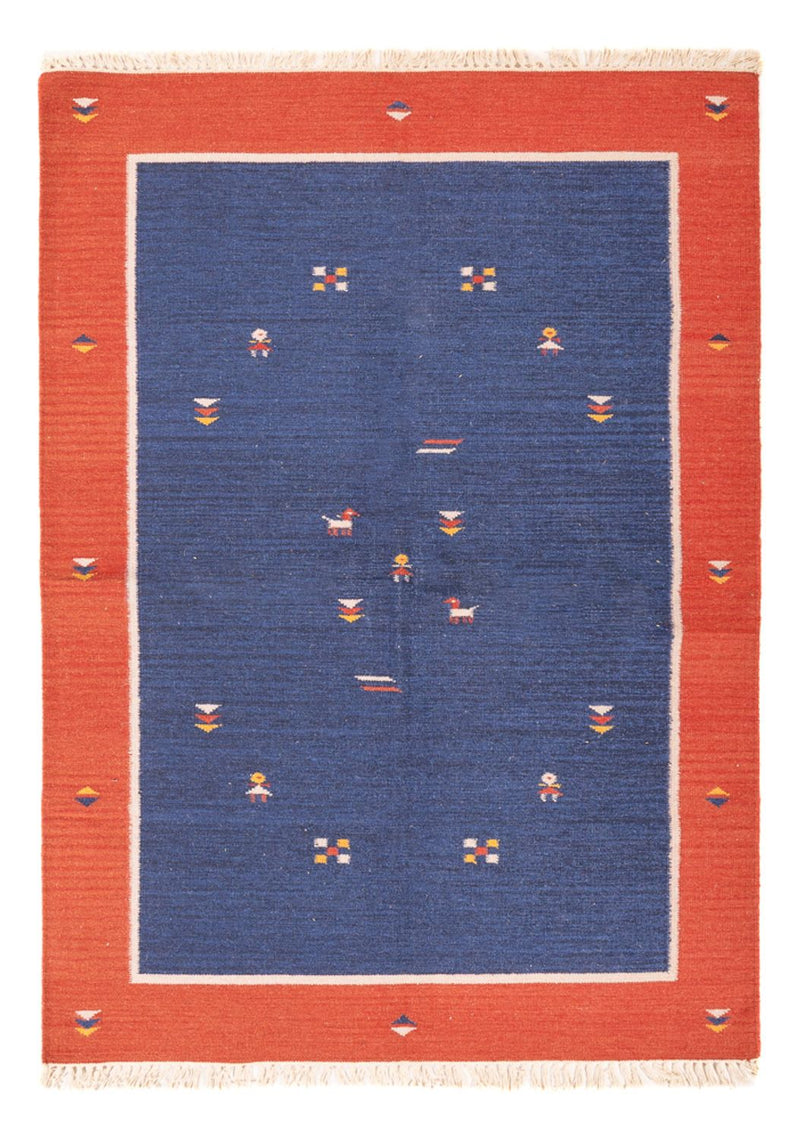 Alfombra Kelim - Tendencia - 200 x 140 cm - multicolor