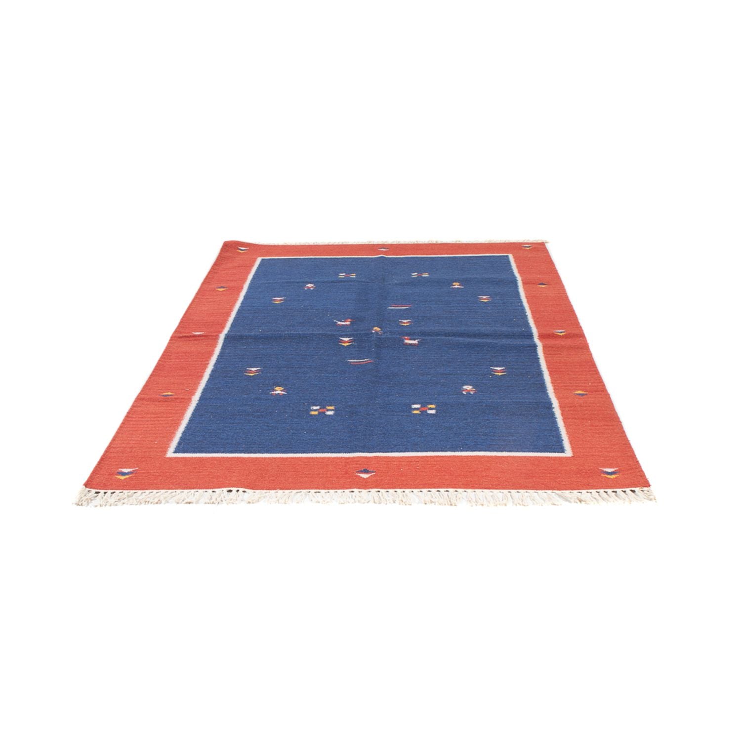 Alfombra Kelim - Tendencia - 200 x 140 cm - multicolor