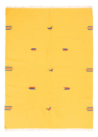 Alfombra Kelim - Tendencia - 180 x 120 cm - amarillo