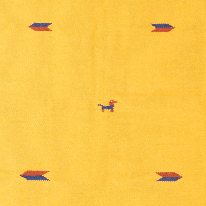 Alfombra Kelim - Tendencia - 180 x 120 cm - amarillo