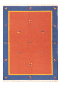 Alfombra Kelim - Tendencia - 200 x 140 cm - multicolor